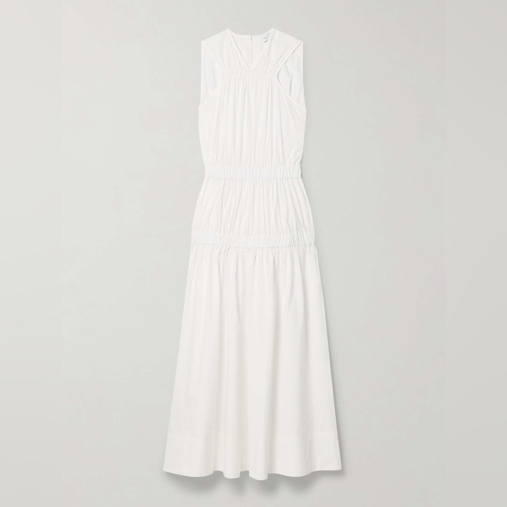 ✨NWT✨ PROENZA SCHOULER WHITE
LABEL Tiered gathered cotton-poplin maxi dress